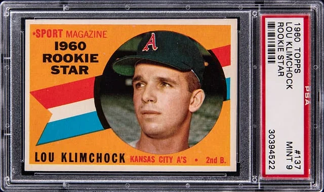 1960 Topps Lou Klimchock Star #137 card image
