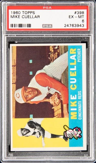 1960 Topps Mike Cuellar #398 card image