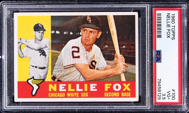 1960 Topps Nellie Fox #100 card image