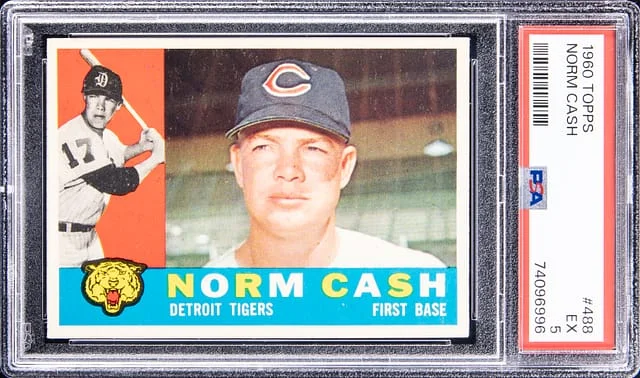 1960 Topps Norm Cash #488 card image