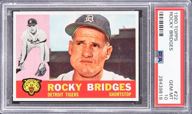 1960 Topps Rocky Bridges #22 card image