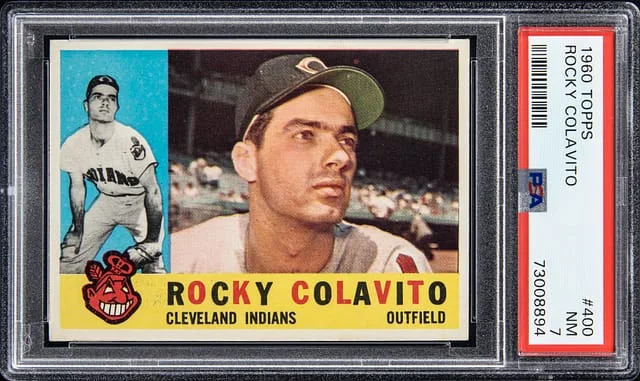 1960 Topps Rocky Colavito #400 card image