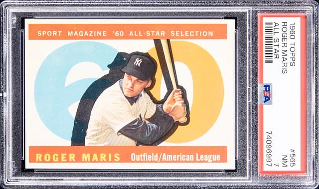 1960 Topps Roger Maris All Star #565 card image