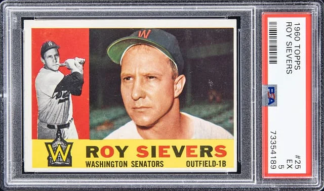 1960 Topps Roy Sievers #25 card image