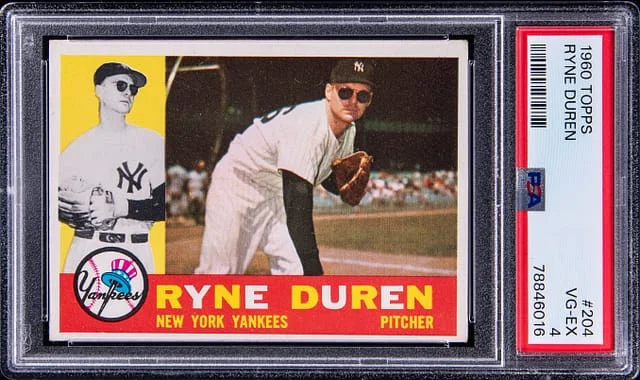 1960 Topps Ryne Duren #204 card image