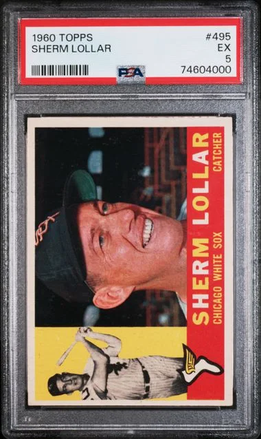 1960 Topps Sherm Lollar #495 card image