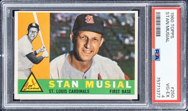 1960 Topps Stan Musial #250 card image