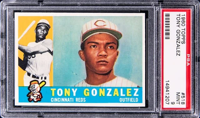 1960 Topps Tony Gonzalez #518 card image