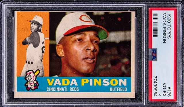 1960 Topps Vada Pinson #176 card image