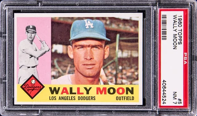 1960 Topps Wally Moon #5 card image