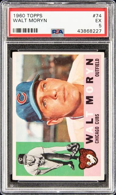 1960 Topps Walt Moryn #74 card image