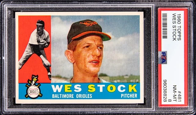 1960 Topps Wes Stock #481 card image