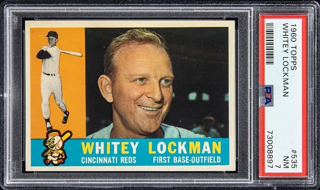 1960 Topps Whitey Lockman #535 card image