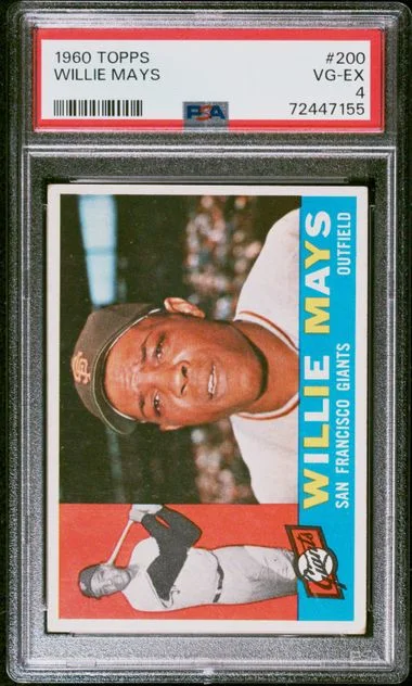1960 Topps Willie Mays #200 card image