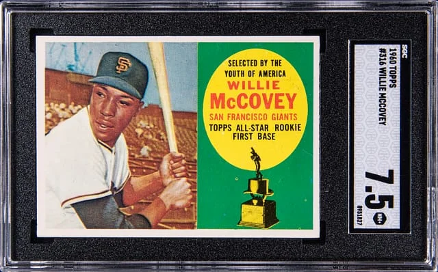 1960 Topps Willie McCovey All-Star #316 card image