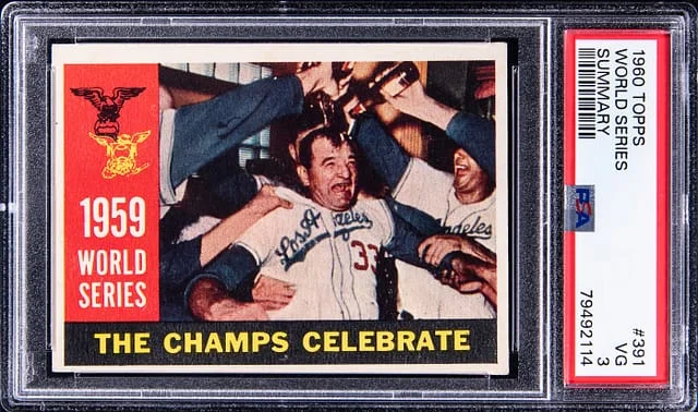 1960 Topps World Series Summary #391 card image