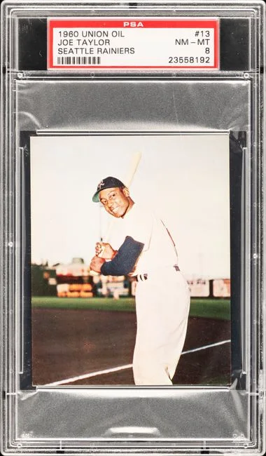 1960 Union Oil Seattle Rainiers Joe Taylor #13 card image