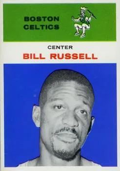 1961-62 Fleer Bill Russell #38 card image