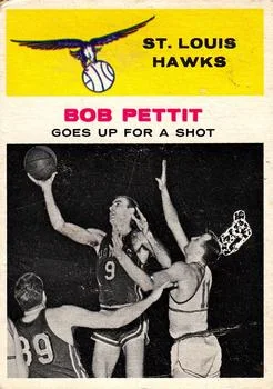 1961-62 Fleer Bob Pettit #59 card image