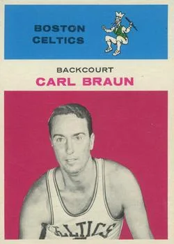 1961-62 Fleer Carl Braun #7 card image