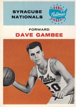 1961-62 Fleer Dave Gambee #13 card image