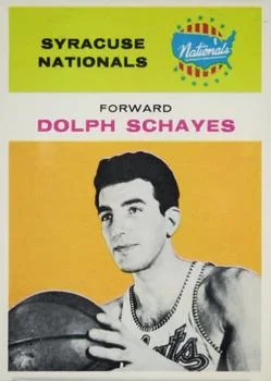 1961-62 Fleer Dolph Schayes #39 card image