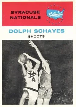 1961-62 Fleer Dolph Schayes #63 card image