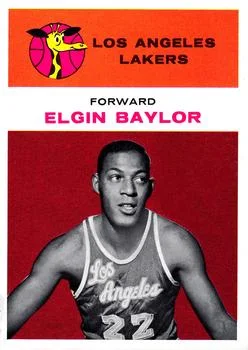 1961-62 Fleer Elgin Baylor #3 card image