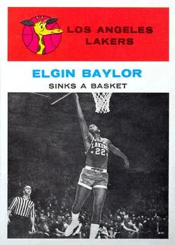 1961-62 Fleer Elgin Baylor #46 card image