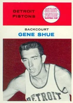 1961-62 Fleer Gene Shue #41 card image