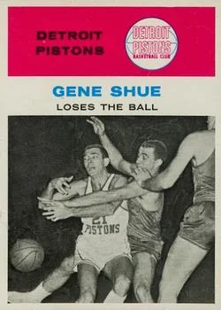 1961-62 Fleer Gene Shue #64 card image