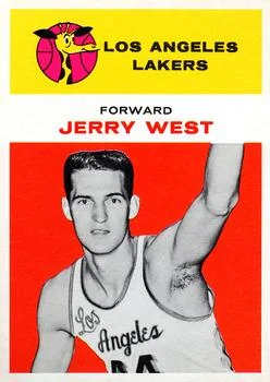 1961-62 Fleer Jerry West #43 card image