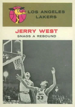 1961-62 Fleer Jerry West #66 card image