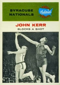 1961-62 Fleer John Kerr #56 card image