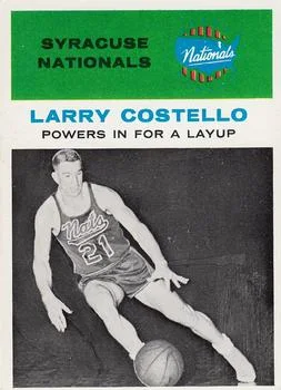 1961-62 Fleer Larry Costello #48 card image