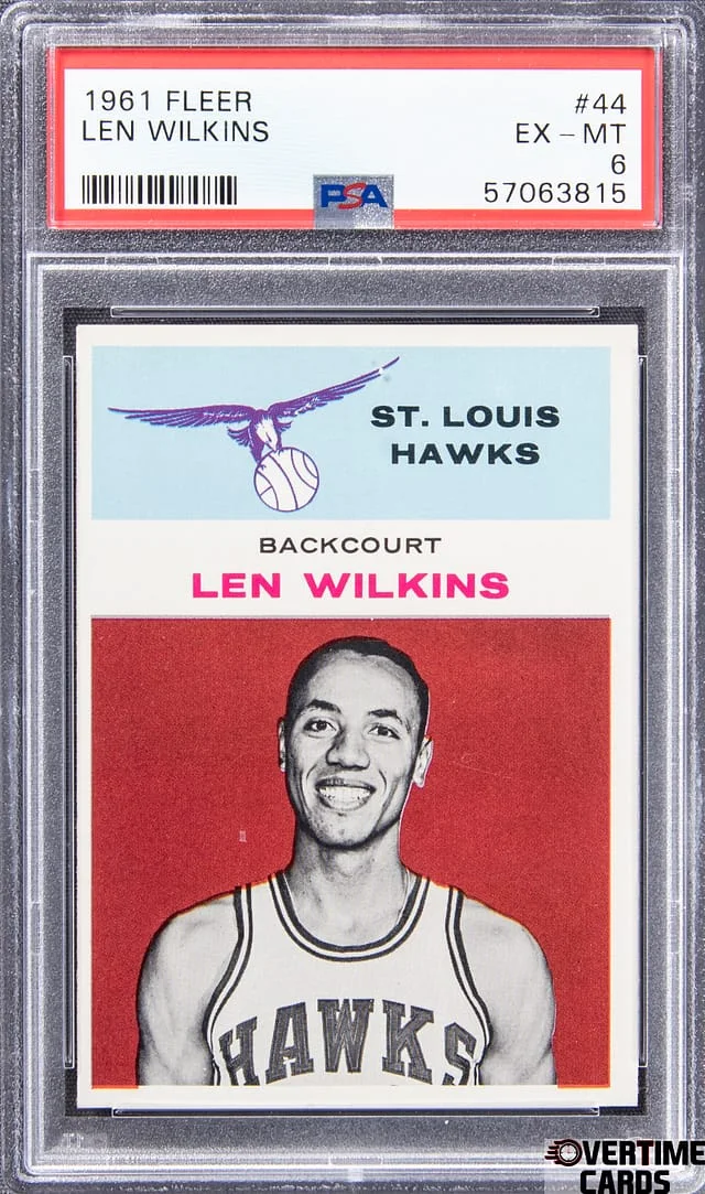 1961-62 Fleer Lenny Wilkens #44 card image