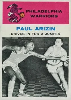 1961-62 Fleer Paul Arizin #45 card image