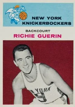 1961-62 Fleer Richie Guerin #17 card image