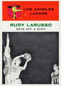 1961-62 Fleer Rudy Larusso #57 card image