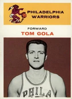 1961-62 Fleer Tom Gola #14 card image
