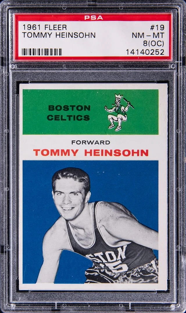 1961-62 Fleer Tommy Heinsohn #19 card image