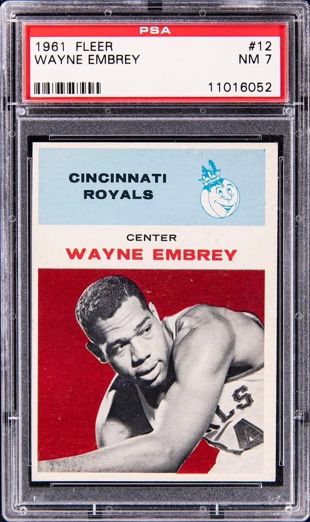 1961-62 Fleer Wayne Embrey #12 card image