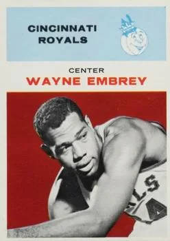 1961-62 Fleer Wayne Embry #12 card image