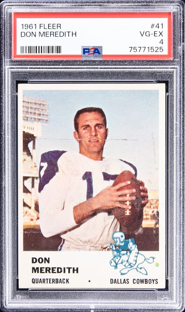 1961 Fleer Don Meredith #41 card image