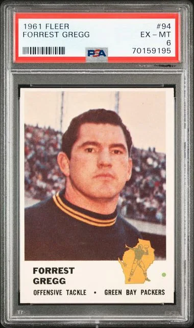 1961 Fleer Forrest Gregg #94 card image