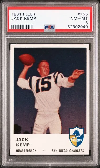 1961 Fleer Jack Kemp #155 card image