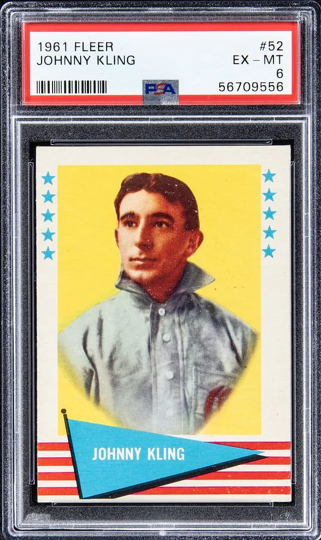 1961 Fleer Johnny Kling #52 card image