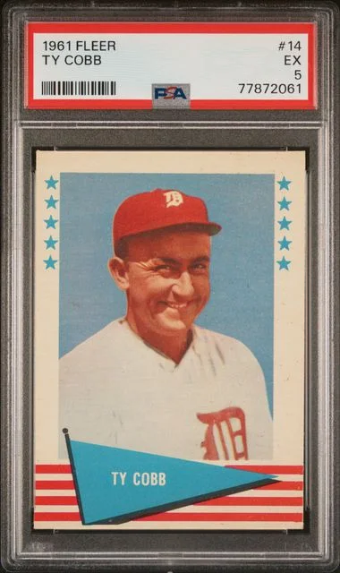 1961 Fleer Ty Cobb #14 card image