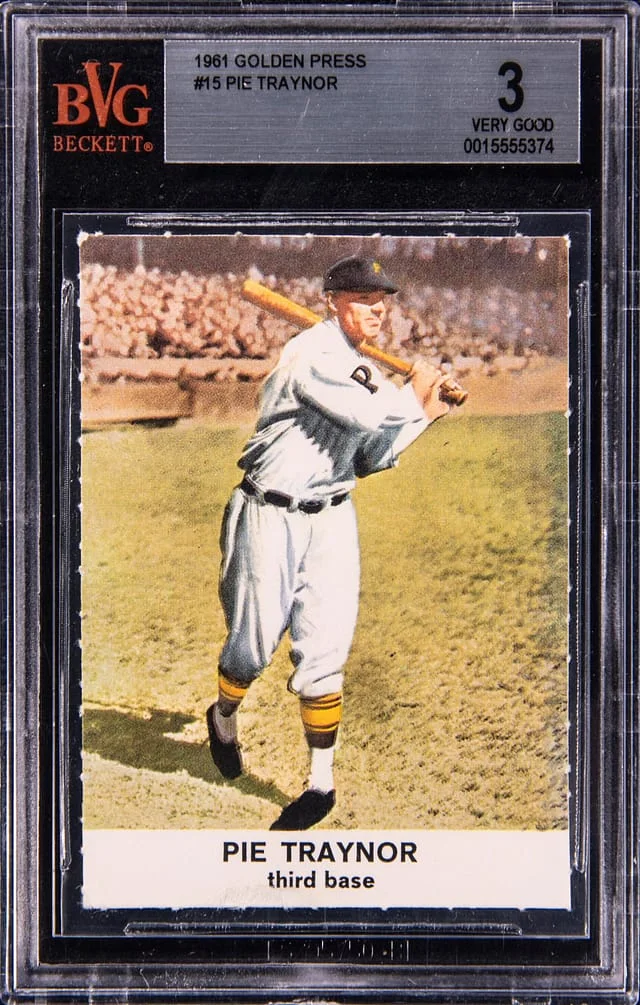 1961 Golden Press Pie Traynor #15 card image