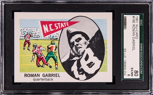 1961 Nu-Card Roman Gabriel #166 card image